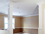 Carpentry: Columns, chair rail, moldings